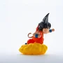Plastoy Tirelire Dragon Ball Son Goku Enfant sur Nuage Magique - Licence Officielle - Plastique - 22 cm