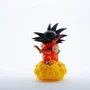 Plastoy Tirelire Dragon Ball Son Goku Enfant sur Nuage Magique - Licence Officielle - Plastique - 22 cm