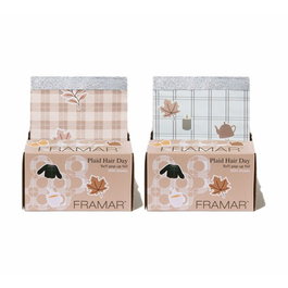 Framar Pop-Ups Plaid Hair Day 500 feuilles de coiffage