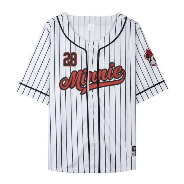 Cerdá T-shirt court baseball Minnie taille M blanc
