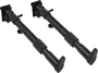 QUIKLOK BS 300B Support pour clavier mural, acier noir, charge max 22.6 kg