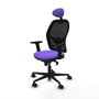 Piqueras y Crespo Chaise de Bureau avec Appui-tête Jorquera 2D036N1 Lila