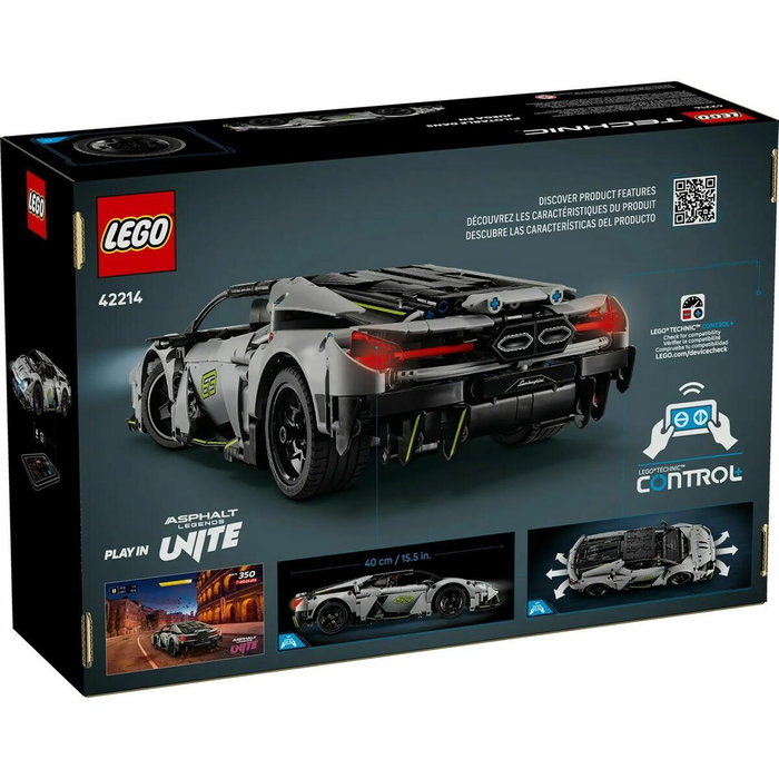 LEGO Technic 42214 Lamborghini Revuelto Supercar Télécommandée, 1135 pièces