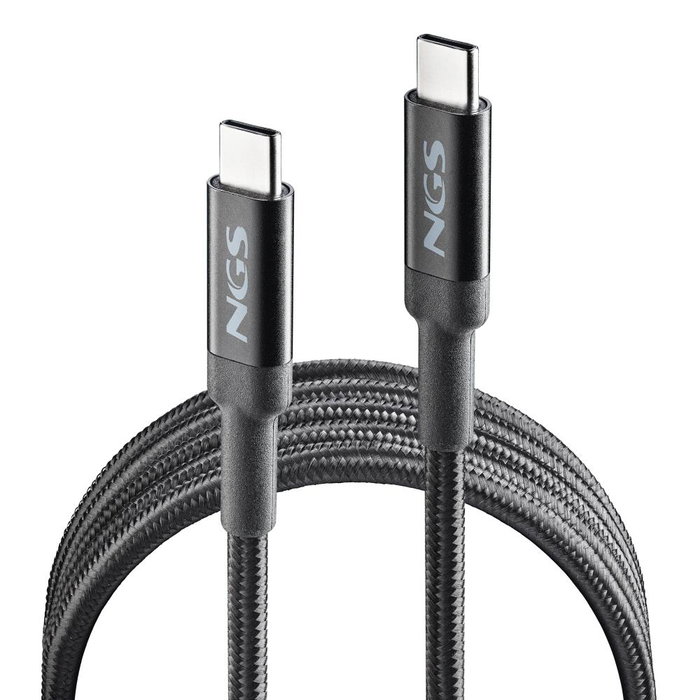 NGS Cable USB-C Knot 2m Charge Rapide 65W USB 2.0 Transfert 480 Mbps NGS Cable USB-C Knot 2m Charge Rapide 65W USB 2.0 Transfert 480 Mbps