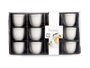 VESSIA Tasses en Porcelaine Blanche 120 ml - Lot de 48 pièces