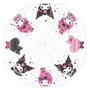Sakami Merchandise Parapluie Sanrio Pink Black Party Series Kuromi & My Melody Transparent