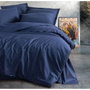 BigBuy Home Parure de couette Bleu foncé 220 x 240 cm
