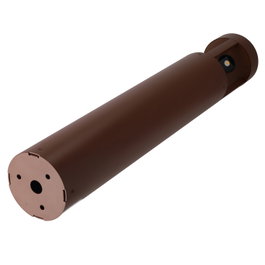 Jamalpur Balise LED extérieure 90 cm, 10 W, 3 000 K, brun rouille