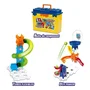 VTECH M400 - Coffret de Construction et Rangement Marble Rush - Circuit 2 en 1 avec 65 Pièces et 10 Billes