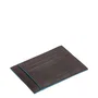 Piquadro Blue Square Porte-cartes en cuir Mogano