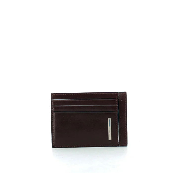 Piquadro Blue Square Porte-cartes en cuir Mogano Piquadro Blue Square Porte-cartes en cuir Mogano