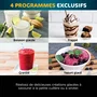 Ninja Creami Deluxe NC502EU - Machine à glaces et sorbets - 2 pots de 709 ml - 10 programmes - Fonction Extras pour boissons pillées et frappées