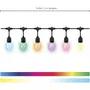 Wiz - Guirlande lumineuse connectée extérieure 15m, 12 ampoules LED multicolores, pilotable WiZ
