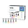 Wiz Guirlande Connectée Extérieure 15m - 12 Ampoules LED Multicolores