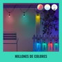 Wiz Guirlande Connectée Extérieure 15m - 12 Ampoules LED Multicolores