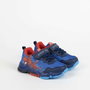 Cerdá T028 - Chaussures de sport enfant à semelle TPR avec lumières Spider-Man, Bleu - Taille 28