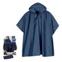 BigBuy Outdoor Imperméable Poncho Bleu