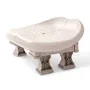 Intex Siège Jacuzzi Pure Spa 28502, réglable en hauteur (7.5/15 cm), protection des pieds, beige 47x36x22 cm