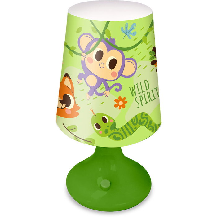 KIDS LICENSING Lampe Enchanted Forest décorative de table 9x18 cm pour enfant, lampe de nuit LED