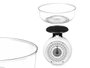 Kinvara Balance de cuisine 5 kg avec bol 1,1 L rouge 18x23x18 cm plastique (Set de 12)