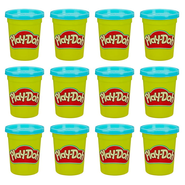 Play-Doh Pack de 12 Pâtes à Modeler Azul E4827 Hasbro – 56 g Chacune, Multilingue