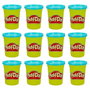 Play-Doh Pack de 12 Pâtes à Modeler Azul E4827 Hasbro – 56 g Chacune, Multilingue