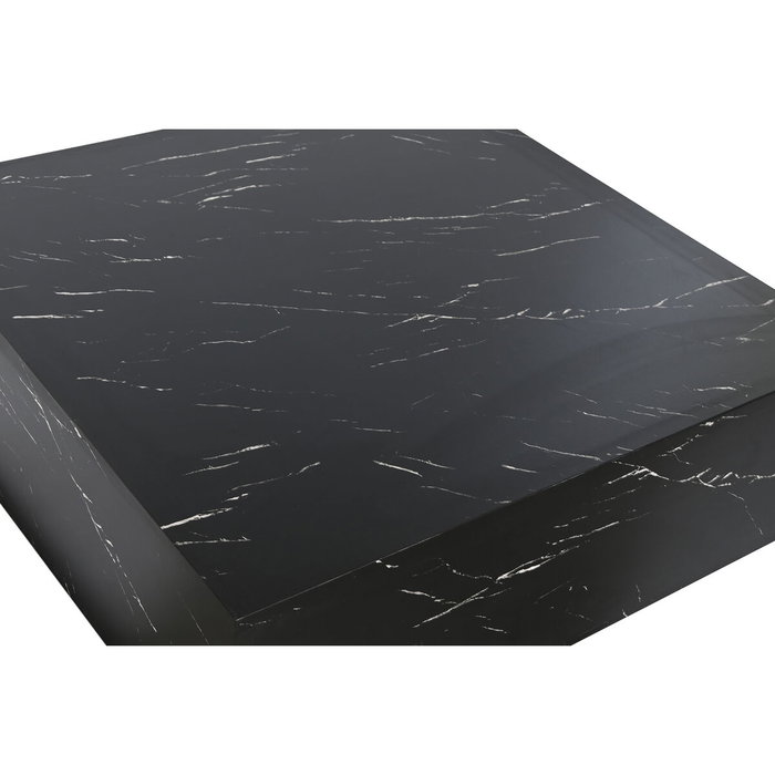 Table Basse Home ESPRIT Noir Bois MDF 90 x 90 x 35 cm Table Basse Home ESPRIT Noir Bois MDF 90 x 90 x 35 cm