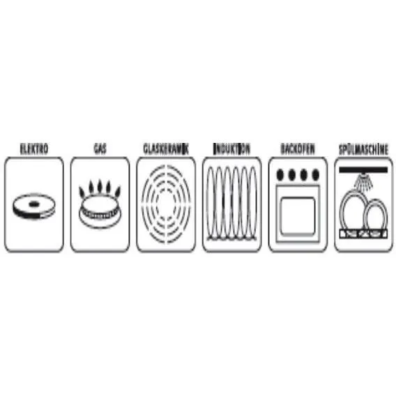 GSW Cocotte Daubiere Email en acier émaillé, 32 cm ovale, 7 L, compatible induction et tous feux, incluant four