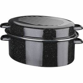 GSW Cocotte-daubière Email 32 cm Ovale Noir