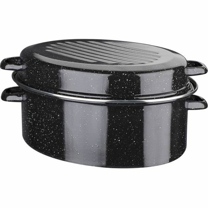 GSW Cocotte-daubière Email 32 cm Ovale Noir GSW Cocotte-daubière Email 32 cm Ovale Noir