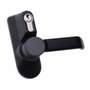 Cisa Poignée avec rosace 1.07078.38.0 Condamnation de porte noire