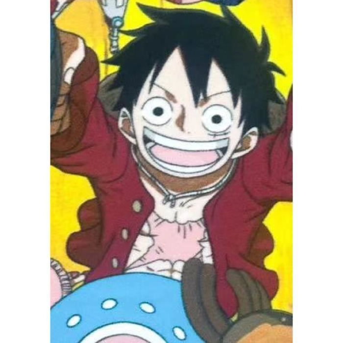 One Piece Couverture Multicolore Carreaux Ecossais 100 x 140 cm