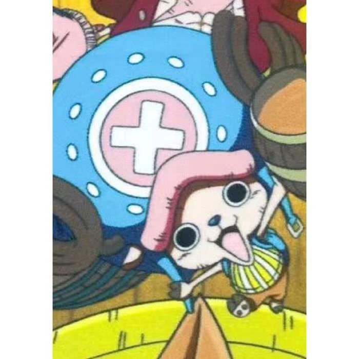 One Piece Couverture Multicolore Carreaux Ecossais 100 x 140 cm