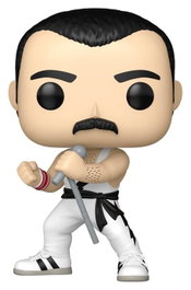 Funko Queen POP! Rocks Freddie Mercury (débardeur blanc)