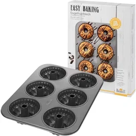 Birkmann Plaque de cuisson Easy Baking pour 6 kouglofs de 10 cm