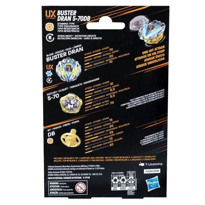 Personnage articulé Hasbro BEY BBX DE FORT TYRON