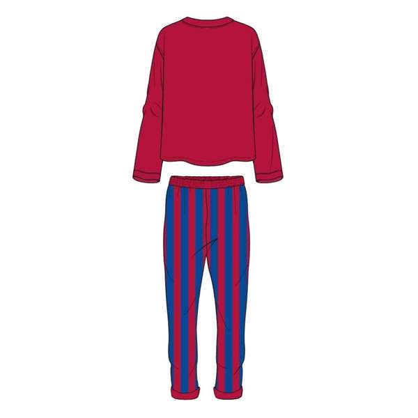 Cerdá Pijama Largo Single Jersey FC Barcelona Beige