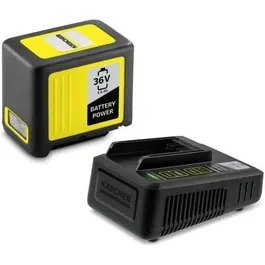 Karcher Batterie POWER 36V 5Ah avec Chargeur Rapide et Ecran LCD pour Nettoyeur Haute Pression