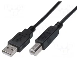 DIGITUS Câble USB 2.0 USB A vers USB B 1,8m noir