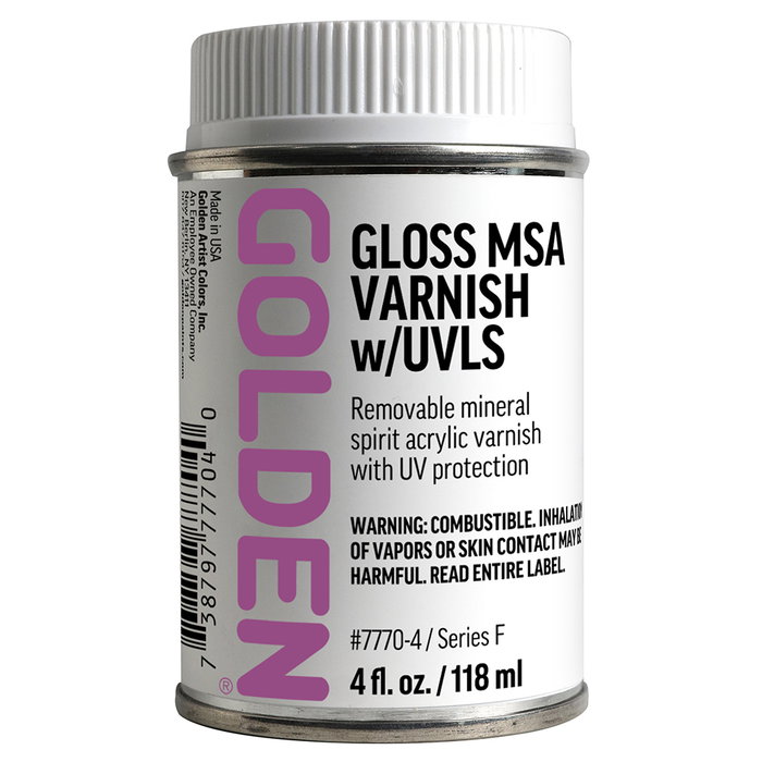 Golden Gloss Msa Varnish con UVLS 118 ml Golden Gloss Msa Varnish con UVLS 118 ml