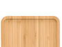 KINVARA Plateau Carré en Bambou Naturel 20x20cm (Lot de 12)