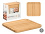 KINVARA Plateau Carré en Bambou Naturel 20x20cm (Lot de 12)
