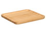 KINVARA Plateau Carré en Bambou Naturel 20x20cm (Lot de 12)