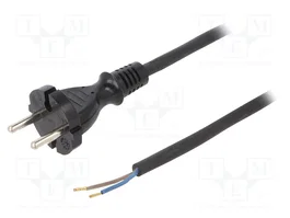 PLASTROL Câble d'alimentation H07RN-F 2x1mm² 5m