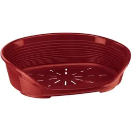 Ferplast Panier Siesta Deluxe T6 70.5*52*23 cm pour chat et petit chien, couleur Bordeaux