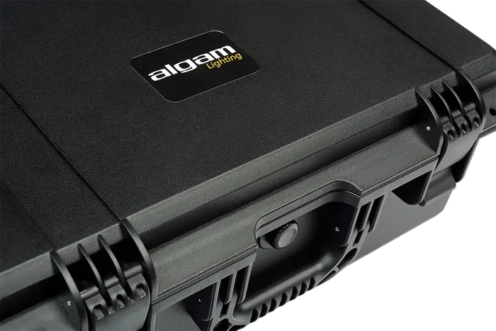 ALGAMLIGHT Case et chargeur pour 6 Event Par44 Quad-IP, mallette de transport premium avec charge intégrée