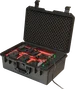 ALGAMLIGHT Case et chargeur pour 6 Event Par44 Quad-IP, mallette de transport premium avec charge intégrée