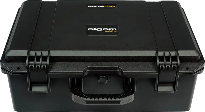 ALGAMLIGHT Case et chargeur pour 6 Event Par44 Quad-IP, mallette de transport premium avec charge intégrée