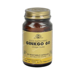 SOLGAR Ginkgo Biloba 60 capsules végétales