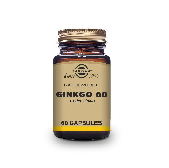 SOLGAR Ginkgo Biloba 60 capsules végétales SOLGAR Ginkgo Biloba 60 capsules végétales